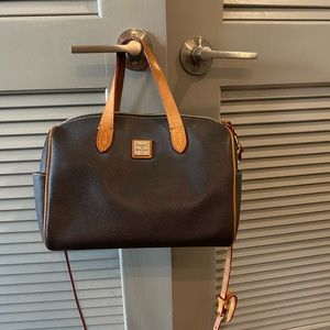 Dooney & Bourke Dark Brown Barrel Purse